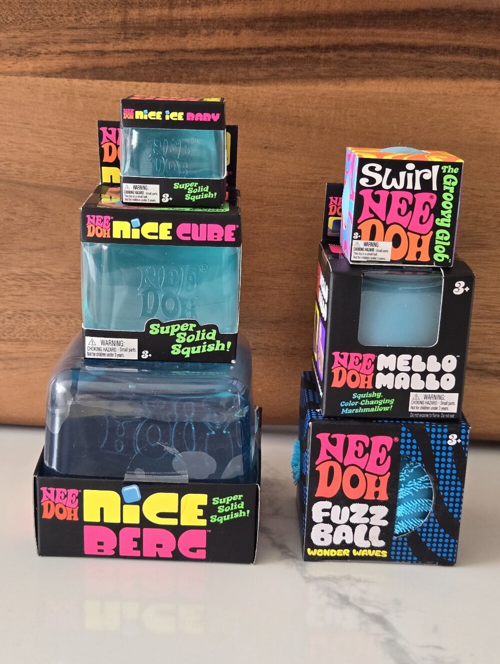 ALL-BLUE NeeDoh Collector’s Lot (6 Pack) - New In Box!